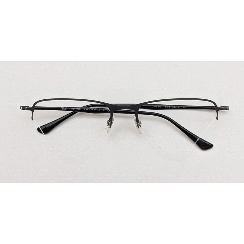 🕶️Made in Italy! Ray-Ban RB8721 LightRay Eyeglasses 53/18 140 /KAE443🕶️​